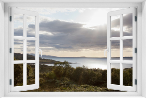 Fototapeta Naklejka Na Ścianę Okno 3D - Canna & Rhum from Tokaveig, Isle of Skye