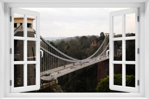 Fototapeta Naklejka Na Ścianę Okno 3D - Clifton Suspension Bridge
