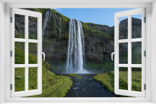 Fototapeta Naklejka Na Ścianę Okno 3D - Icelandic Waterfalls