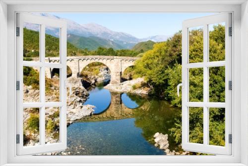 Fototapeta Naklejka Na Ścianę Okno 3D - Tavignano gorges