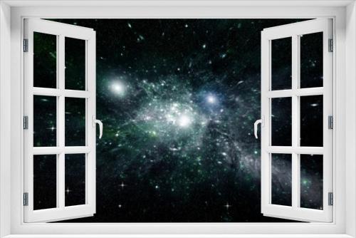 Fototapeta Naklejka Na Ścianę Okno 3D - galaxy in a free space