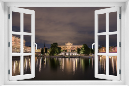 Fototapeta Naklejka Na Ścianę Okno 3D - Stockholm schwedischer Reichstag