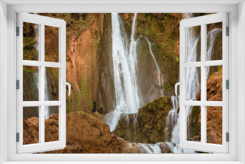 Fototapeta Naklejka Na Ścianę Okno 3D - Ozoud Waterfalls, Morocco
