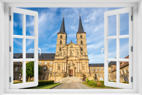 Fototapeta Naklejka Na Ścianę Okno 3D - Bamberg, Klosterkirche, Michaelsberg
