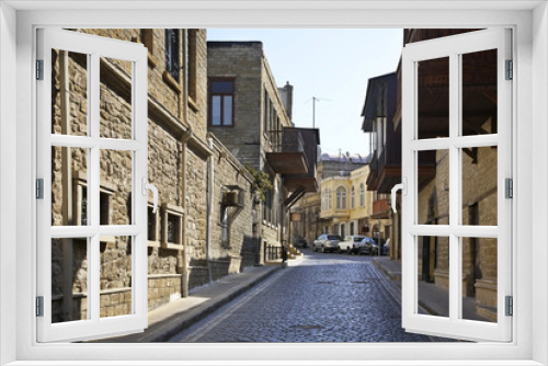 Fototapeta Naklejka Na Ścianę Okno 3D - Old town in Baku. Azerbaijan   