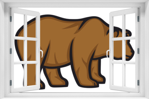 Fototapeta Naklejka Na Ścianę Okno 3D - wild bear (grizzly)