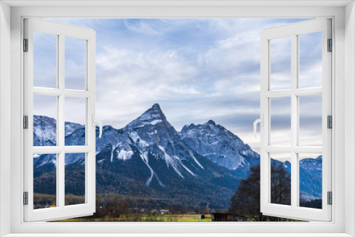 Fototapeta Naklejka Na Ścianę Okno 3D - Alpen