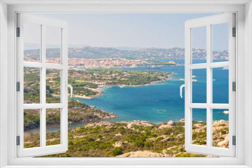 Fototapeta Naklejka Na Ścianę Okno 3D - View to Palau from Capo d'Orso - Sardinia - Italy