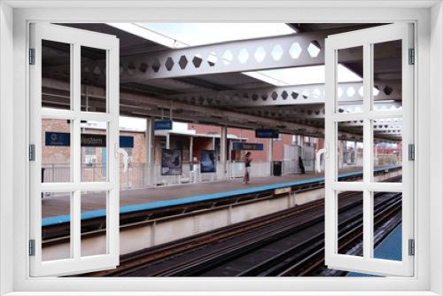 Fototapeta Naklejka Na Ścianę Okno 3D - Station Lines