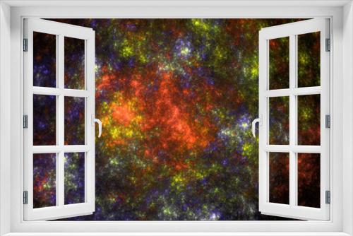 Fototapeta Naklejka Na Ścianę Okno 3D - multicolored fractal 