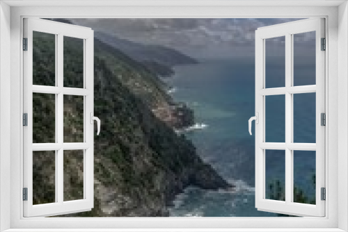 Fototapeta Naklejka Na Ścianę Okno 3D - Sea view of romantic Vernazza