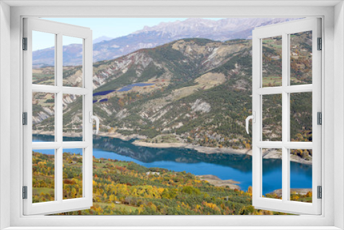 Fototapeta Naklejka Na Ścianę Okno 3D - lac de Serre-Poncon