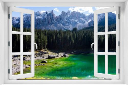 Fototapeta Naklejka Na Ścianę Okno 3D - Green Water