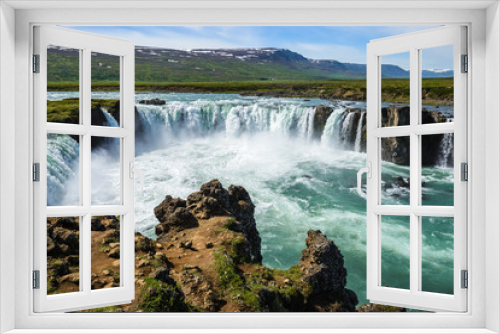 Fototapeta Naklejka Na Ścianę Okno 3D - Godafoss waterfall, North Iceland