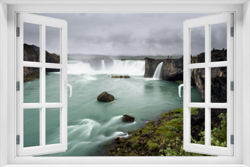 Fototapeta Naklejka Na Ścianę Okno 3D - Beautifull Godafoss waterfall in Iceland