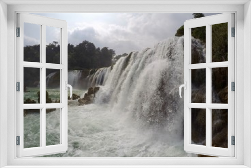 Fototapeta Naklejka Na Ścianę Okno 3D - Ban Gioc waterfalls, Cao Bang province - Vietnam