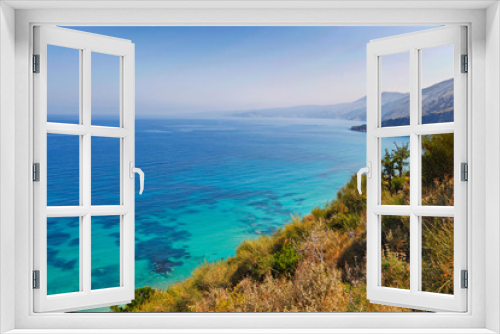 Fototapeta Naklejka Na Ścianę Okno 3D - Agia Kyriaki in Kefalonia island, Greece