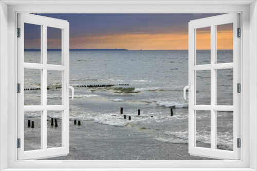 Fototapeta Naklejka Na Ścianę Okno 3D - Baltic sea in Zelenogradsk. Russia