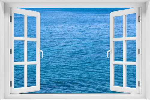 Fototapeta Naklejka Na Ścianę Okno 3D - Blue water sea surface