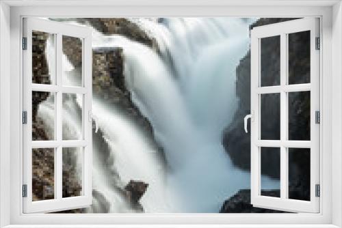 Fototapeta Naklejka Na Ścianę Okno 3D - Iceland Waterfalls