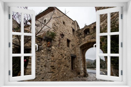 Fototapeta Naklejka Na Ścianę Okno 3D - Castelnou, France