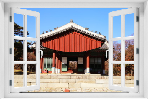 Fototapeta Naklejka Na Ścianę Okno 3D - Seolleung,world heritage,korea old monuments