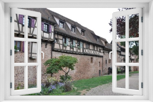 Fototapeta Naklejka Na Ścianę Okno 3D - Riquewihr im Elsass