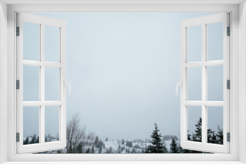 Fototapeta Naklejka Na Ścianę Okno 3D - Winter landscape.