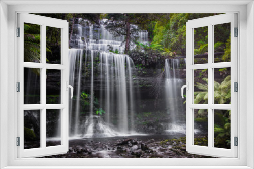 Fototapeta Naklejka Na Ścianę Okno 3D - Russell Falls - Mt Field National Park - Tasmania, Australia