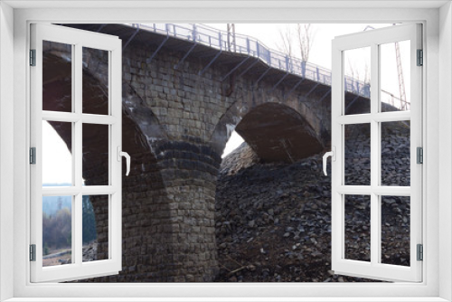 Fototapeta Naklejka Na Ścianę Okno 3D - Brücke am Schluchsee