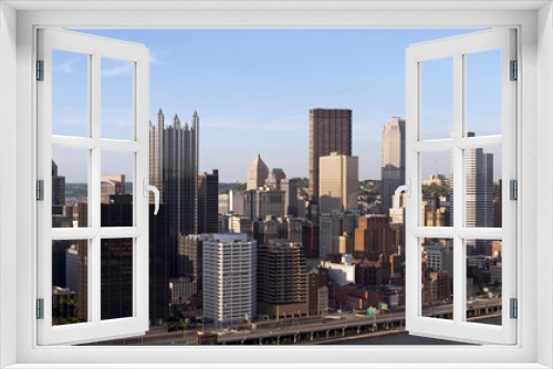 Fototapeta Naklejka Na Ścianę Okno 3D - Skyline of Pittsburgh Pennsylvania
