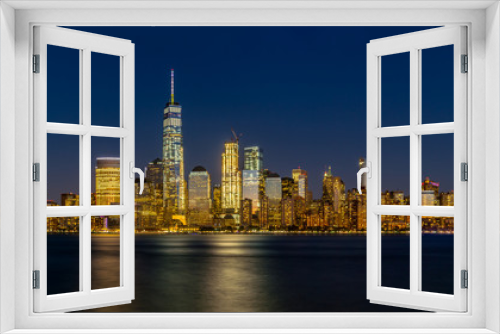 Fototapeta Naklejka Na Ścianę Okno 3D - Lower Manhattan panorama