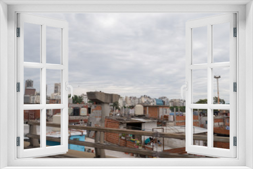 Fototapeta Naklejka Na Ścianę Okno 3D - 31 Slum in Buenos Aires, Argentina