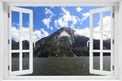 Fototapeta Naklejka Na Ścianę Okno 3D - Milford Sound