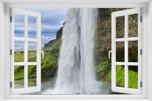 Fototapeta Naklejka Na Ścianę Okno 3D - Seljalandsfoss waterfall, Iceland