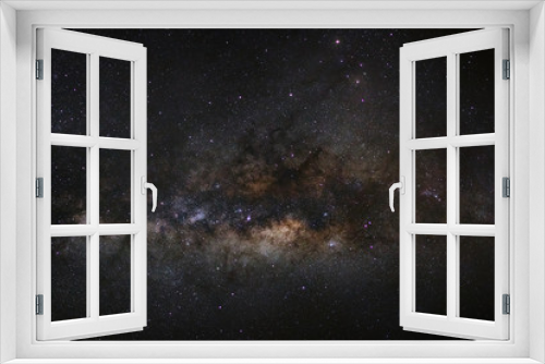 Fototapeta Naklejka Na Ścianę Okno 3D - Close-up of Milky Way Galaxy, Long exposure photograph, with gra