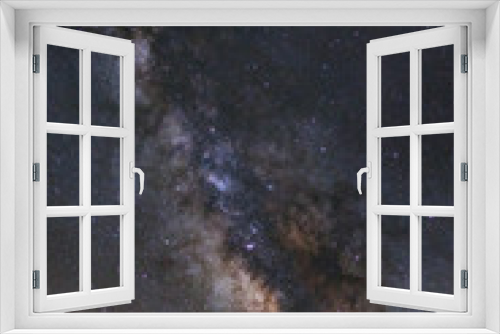 Fototapeta Naklejka Na Ścianę Okno 3D - Close-up of Milky Way Galaxy, Long exposure photograph, with gran