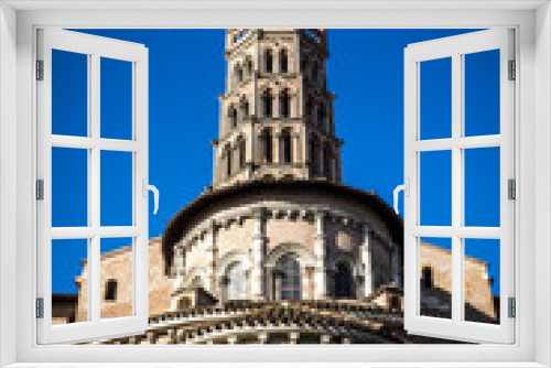 Fototapeta Naklejka Na Ścianę Okno 3D - St. Sernin Basilica in Toulouse