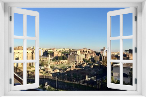 Fototapeta Naklejka Na Ścianę Okno 3D - Roma, i Fori Imperiali