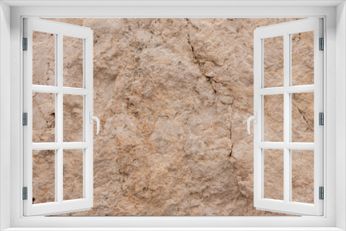 Fototapeta Naklejka Na Ścianę Okno 3D - Background quarried rough textured limestone rock