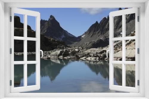 Fototapeta Naklejka Na Ścianę Okno 3D - Fasulspitze  Austria  Tirol  Verwall range