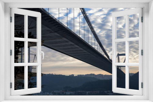 Fototapeta Naklejka Na Ścianę Okno 3D - Fatih Sultan Mehmet Bridge