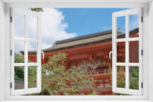 Fototapeta Naklejka Na Ścianę Okno 3D - 古都京都　上賀茂神社の風景