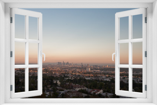Fototapeta Naklejka Na Ścianę Okno 3D - Los Angeles skyscrapers