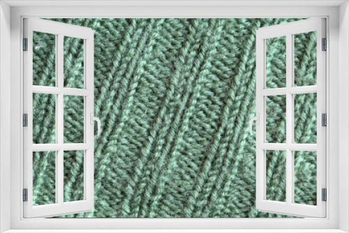 Fototapeta Naklejka Na Ścianę Okno 3D - Knitting pattern