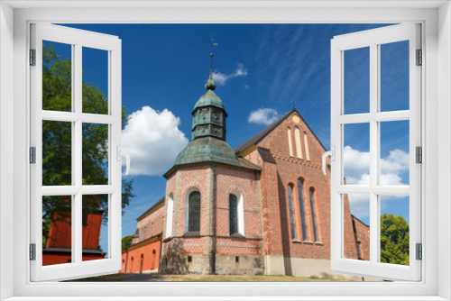 Fototapeta Naklejka Na Ścianę Okno 3D - Old church belonging to the castle of Skokloster, Sweden