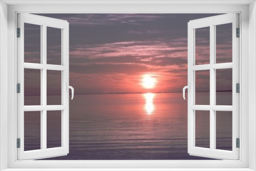 Fototapeta Naklejka Na Ścianę Okno 3D - lavender sunrise