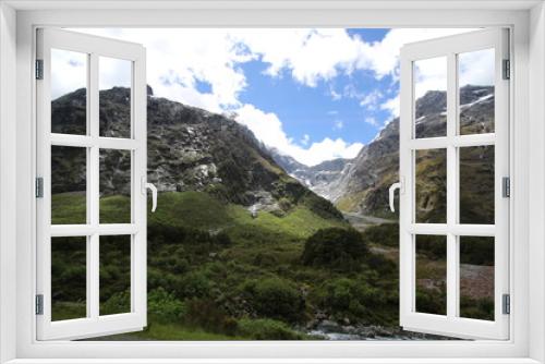 Fototapeta Naklejka Na Ścianę Okno 3D - mountains new zealand