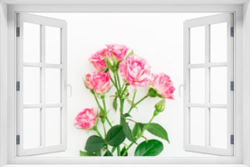 Fototapeta Naklejka Na Ścianę Okno 3D - Flowers. Flat lay, Top view