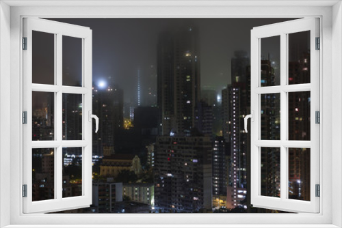 Fototapeta Naklejka Na Ścianę Okno 3D - Hong Kong 03